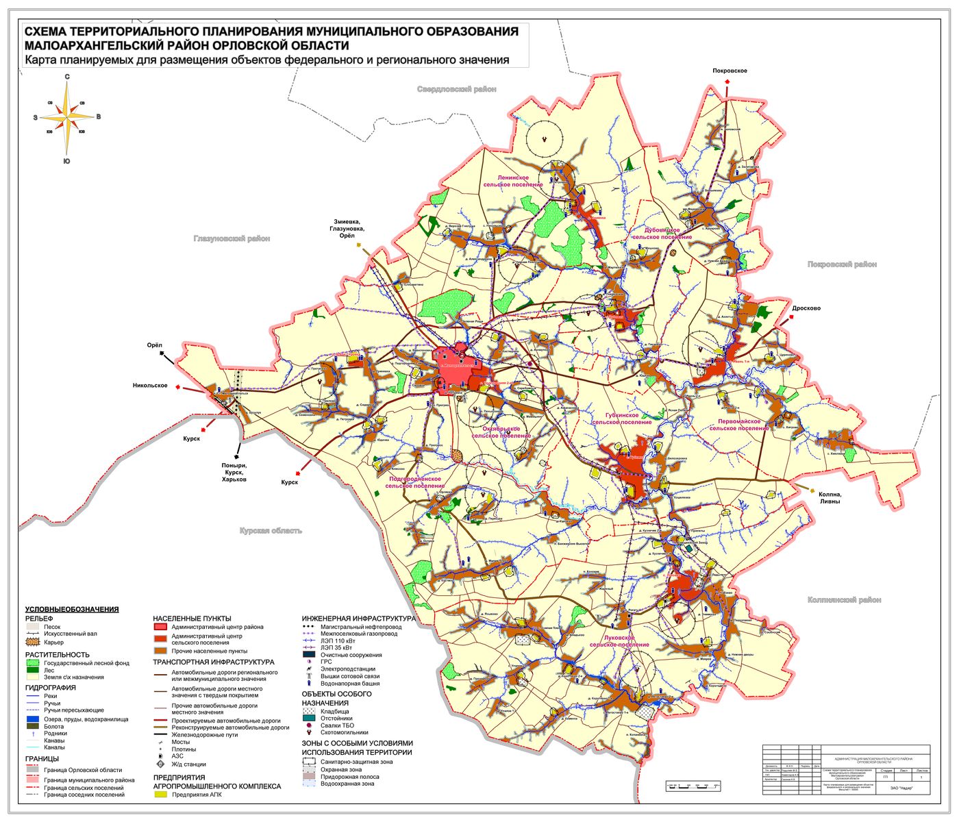 Публичная карта орловской области